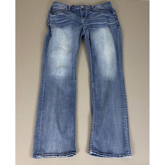 BKE Other - BKE Derek  Jeans Men's Size 38x34 Blue Medium Wash Straight Leg Stretch Denim